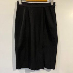 Elizabeth and James Black Pencil Skirt Knee Length Size 2